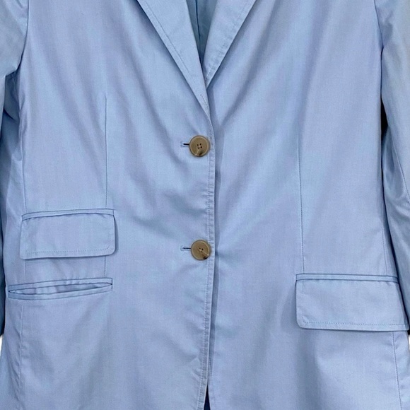 J. Crew Schoolboy Jacket/Blazer, Herringbone Weave, Cool Cotton Blend. Sz T10 - Picture 2 of 7